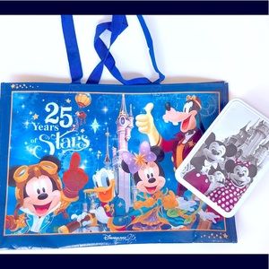 25th ann of Disney, tote & memorable tin$10!